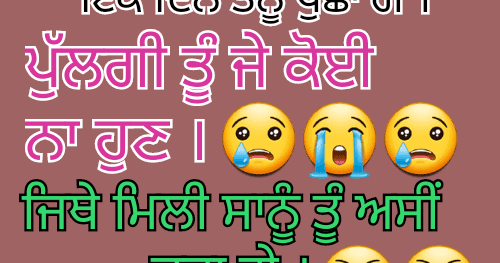 251 Funny Punjabi Jokes in Punjabi Language Status