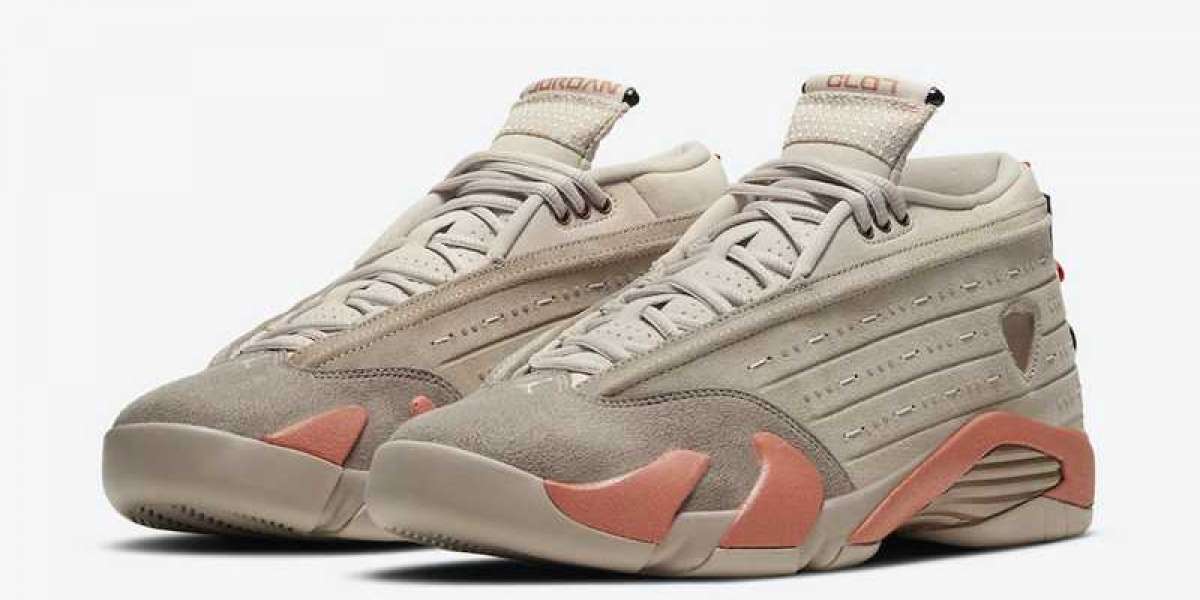 Clot x Air Jordan 14 Low Sepia Stone/Terra Blush-Desert Sand 2021 DC9857-200