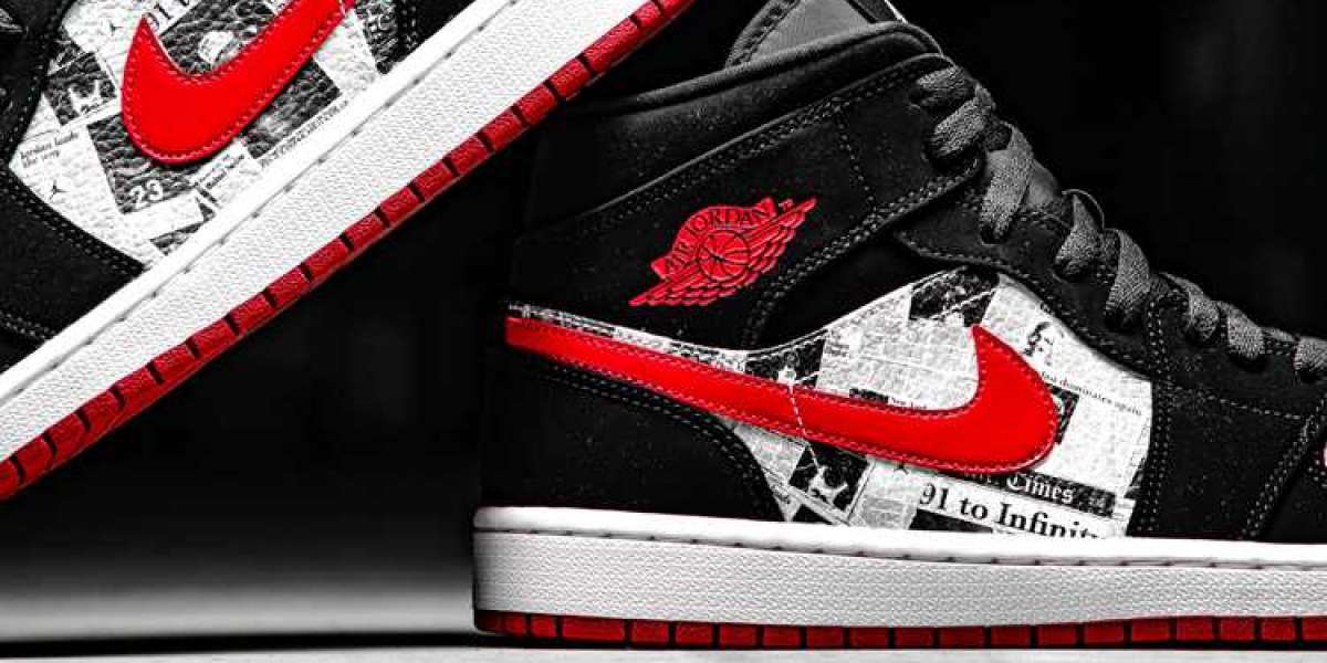 852542-061 Air Jordan 1 Mid SE “Air Times” 2021 Hot Sell