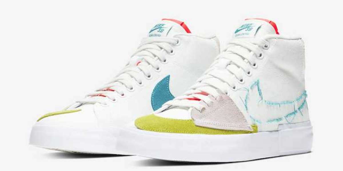 Nike SB Blazer Mid Edge Hack Pack Aqua 2021 Newest CI3833-101