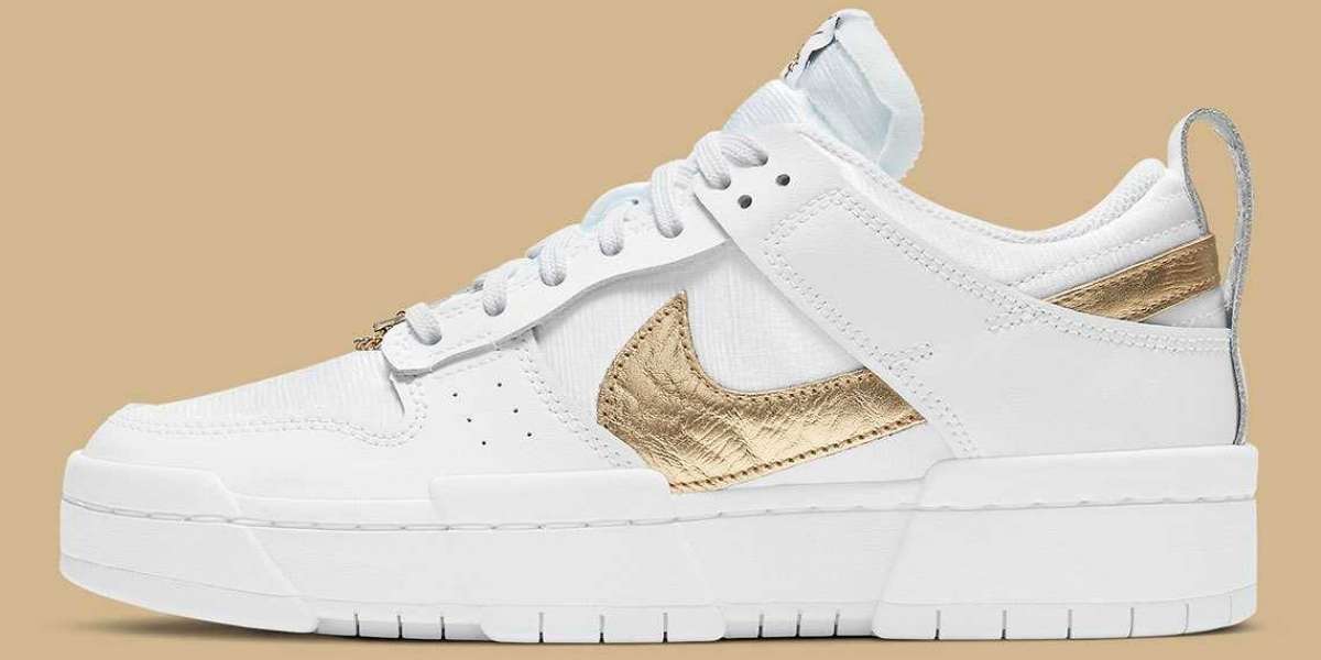 Nike Wmns Dunk Low Disrupt “Metallic Gold” 2021 New Arrival DD9676-100
