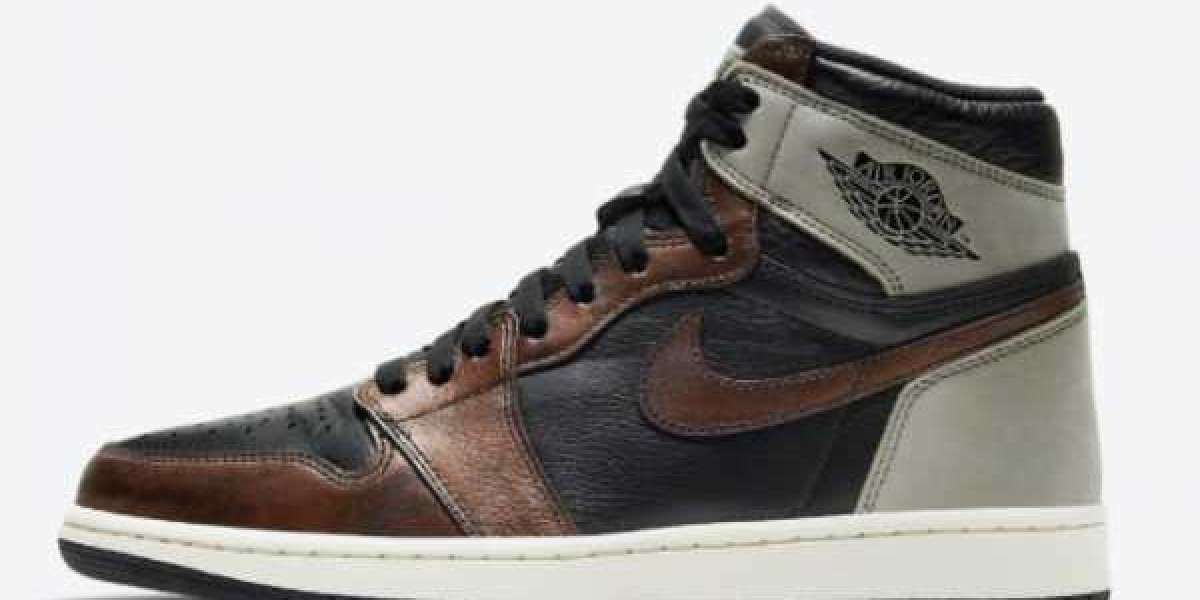 Chameleon + shadow gray! New Air Jordan 1 High OG “Patina” 2021 New Arrival 555088-033