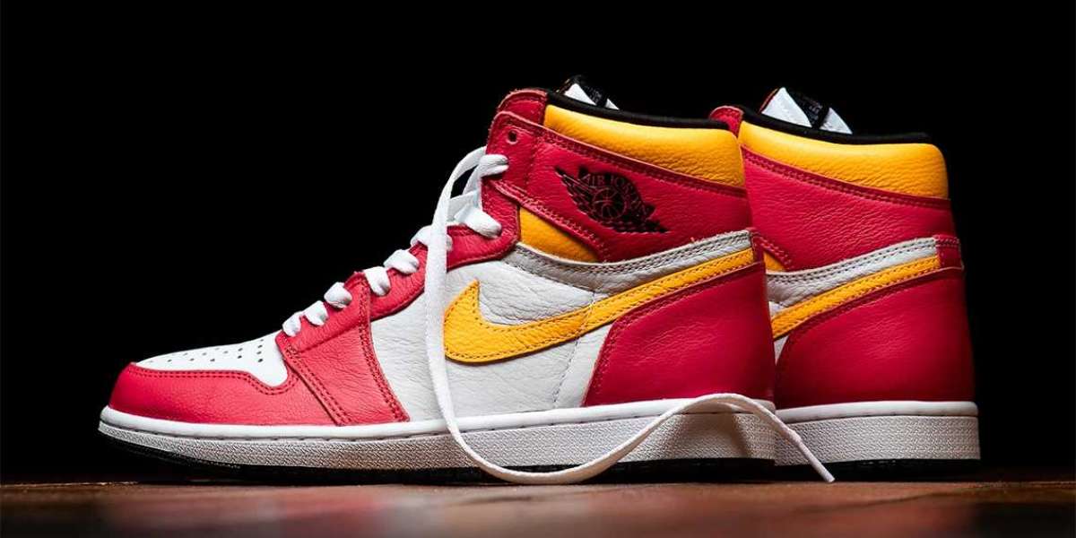 555088-603 Air Jordan 1 "Light Fusion Red" released this Saturday