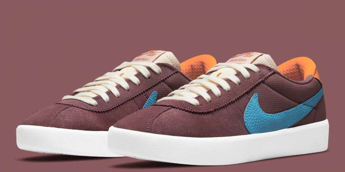 2021 Latest Nike SB Bruin React “Dark Wine” CJ1661-601