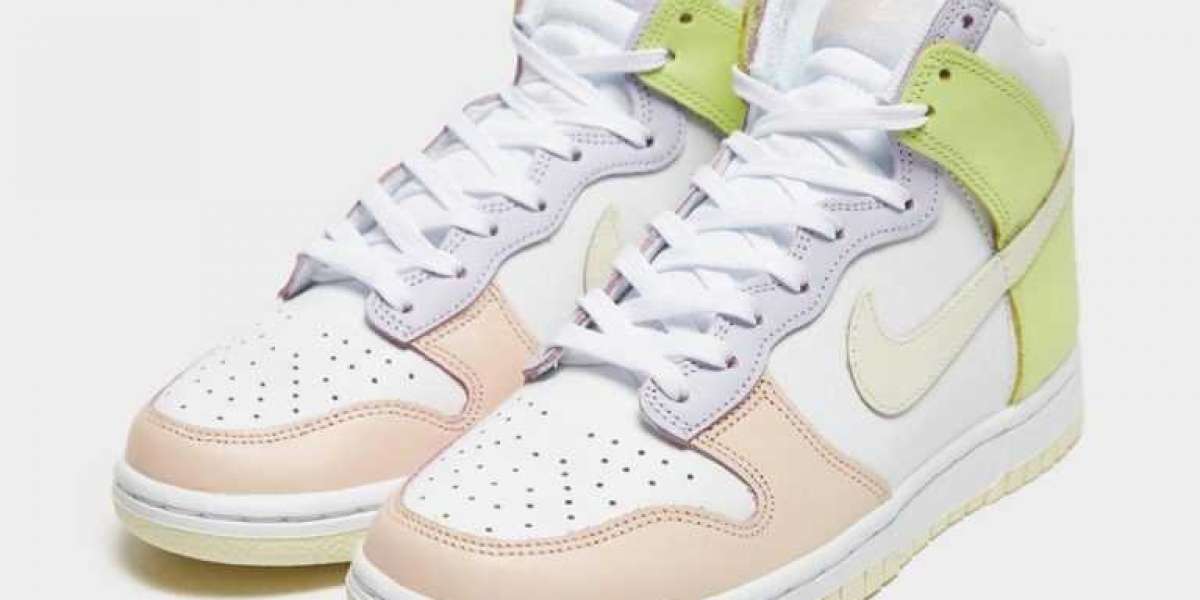 2021 New Nike Dunk High “Lemon Twist” DD1869-108 Do you love it？