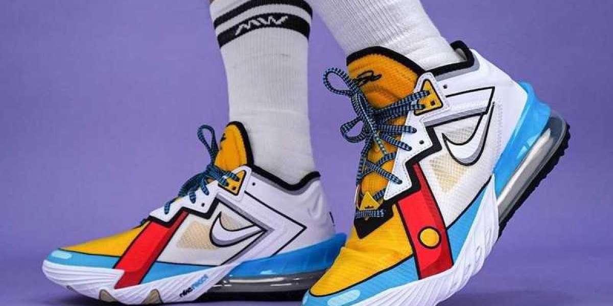 2021 New Nike LeBron 18 Low “Stewie Griffin” CV7564-104 Hot Sell !