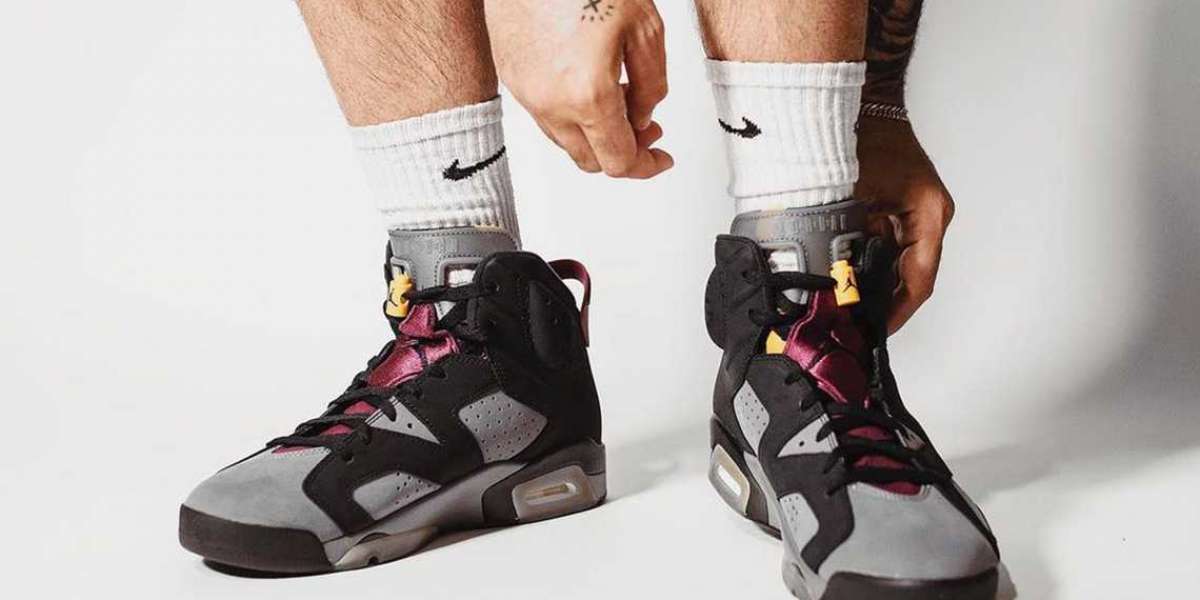 Air Jordan 6 "Bordeaux" Black/Light Graphite/Dark Grey/Bordeaux CT8529-063 will be released on September 4