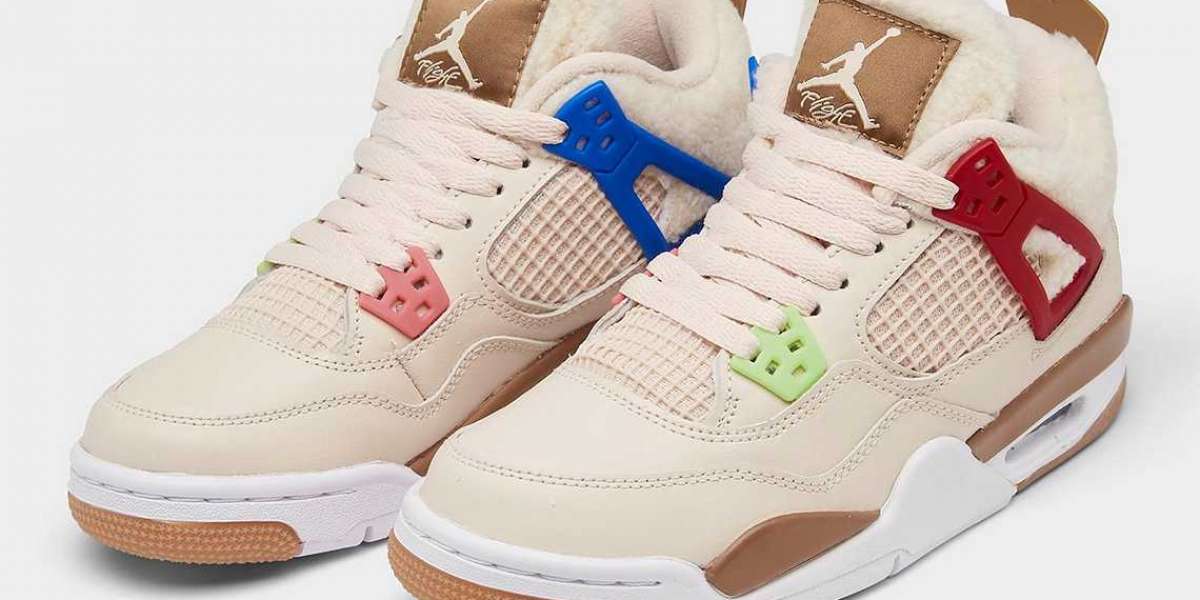 2021 Latest Air Jordan 4 “Wild Things” Pearl White/Dark Driftwood/Gym Red DH0572-264