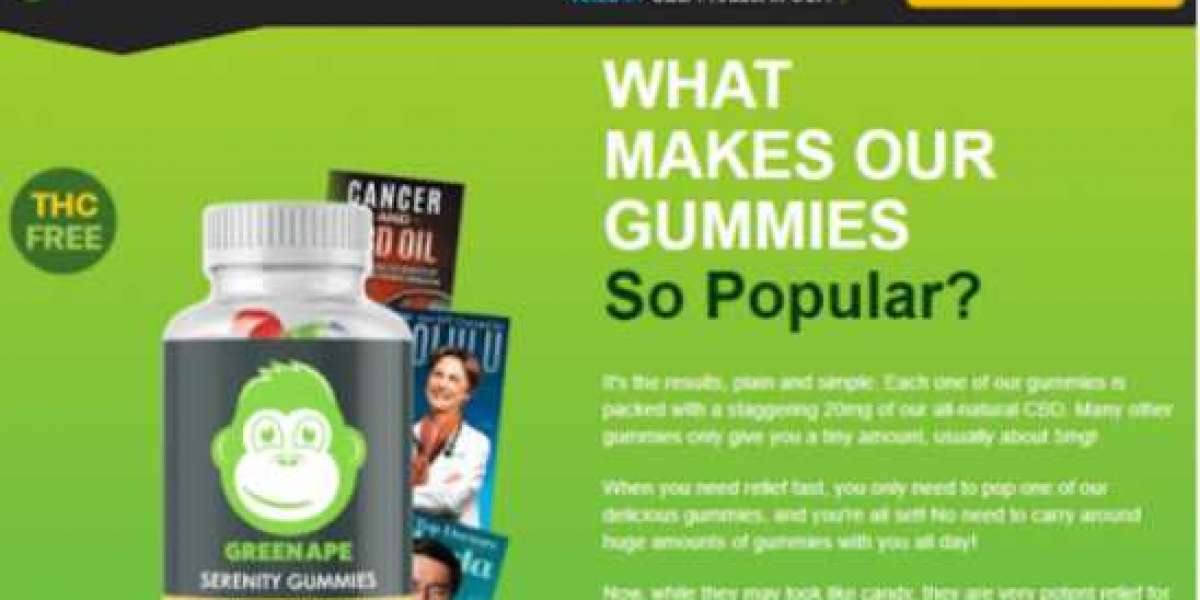 Green Ape CBD Gummies Natural Pain Relief, 100% Secure Safe, No Effects, Price Trial & Buy!