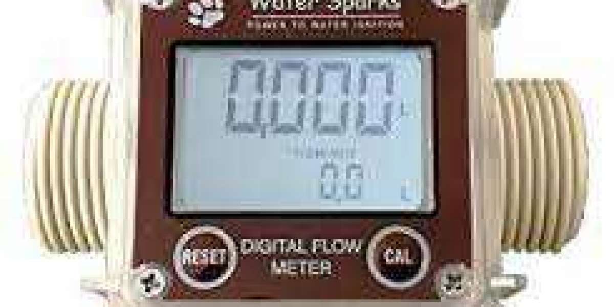 Electronic water flow meter