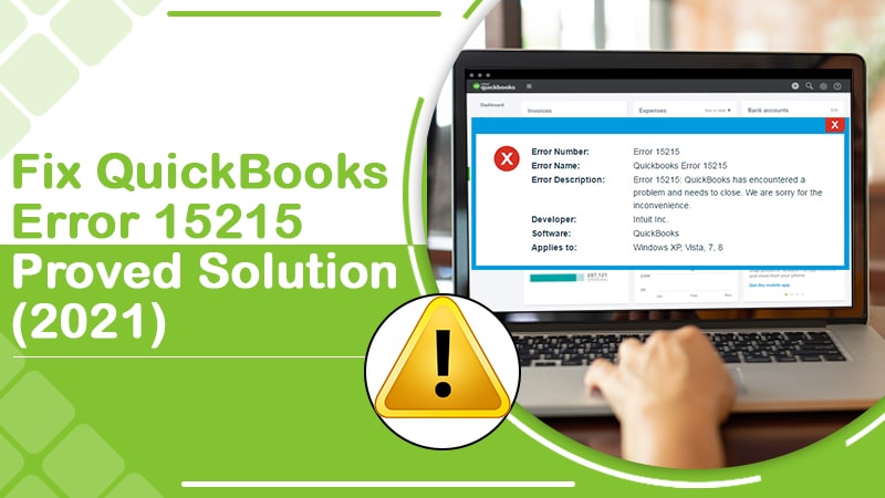 Troubleshoot To Fix QuickBooks Error 15215 In Easy Steps