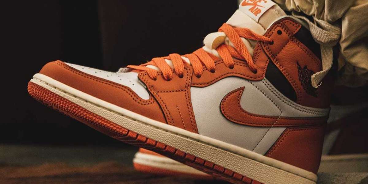 2022 New Air Jordan 1 High OG "Starfish" DO9369-101 "Broken" color matching is back!