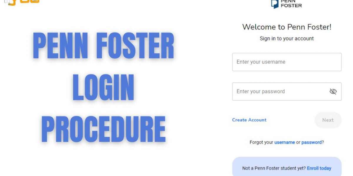 Penn Foster Login Procedure