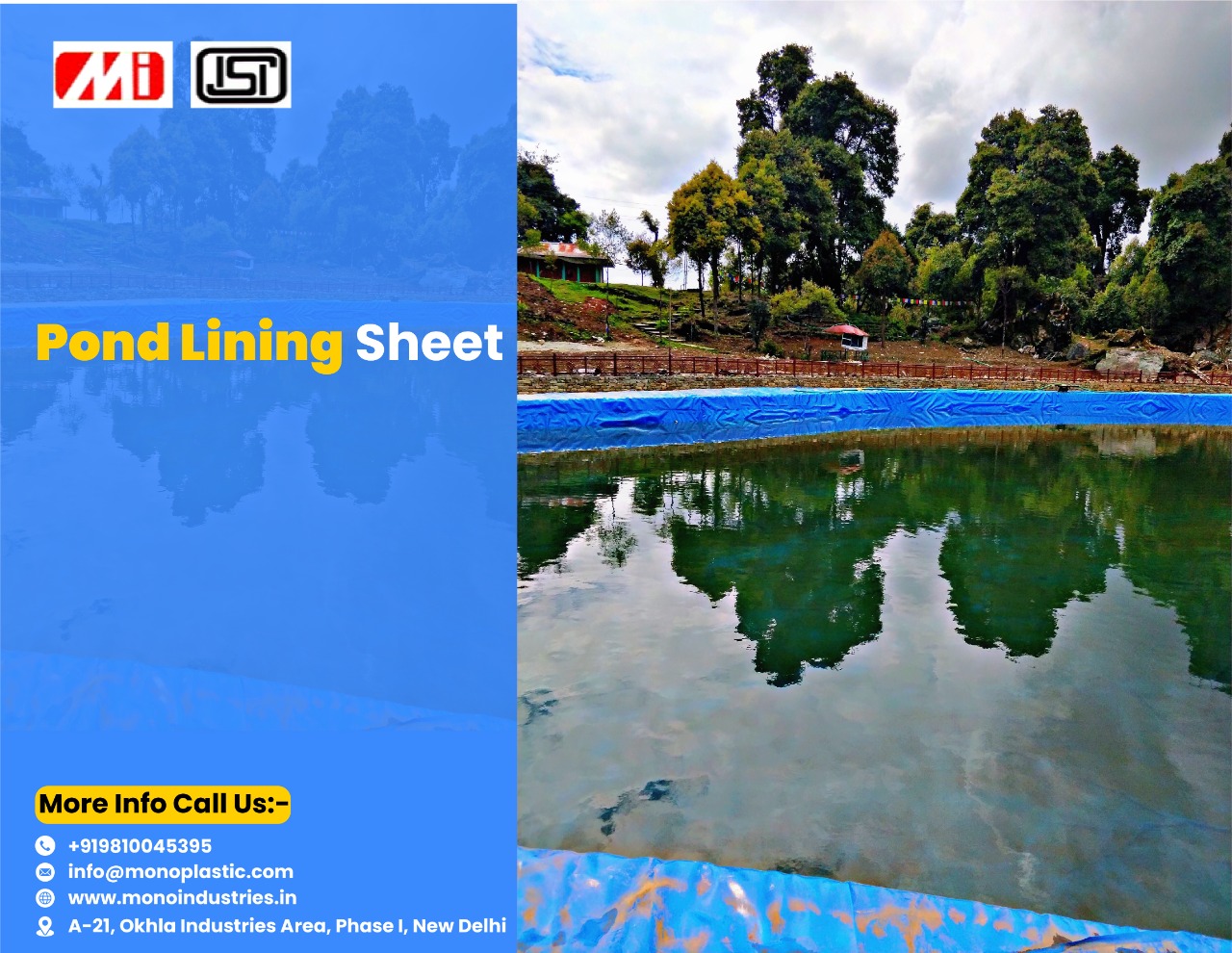 How to Build an Artificial Pond with a Pond Lining Sheet