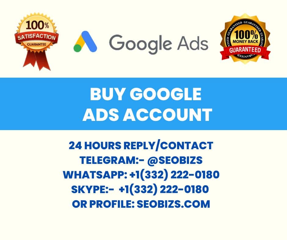 Buy Google Ads Account - Good AdWords with $500 Balance