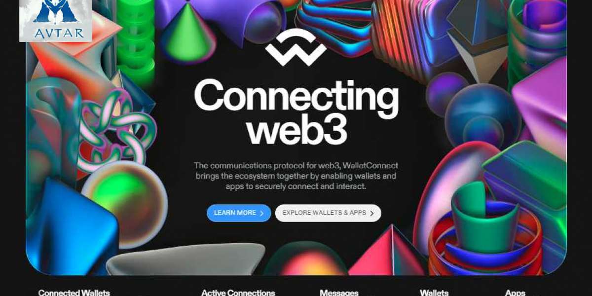 An illustration of how to connect dApps with WalletConnect