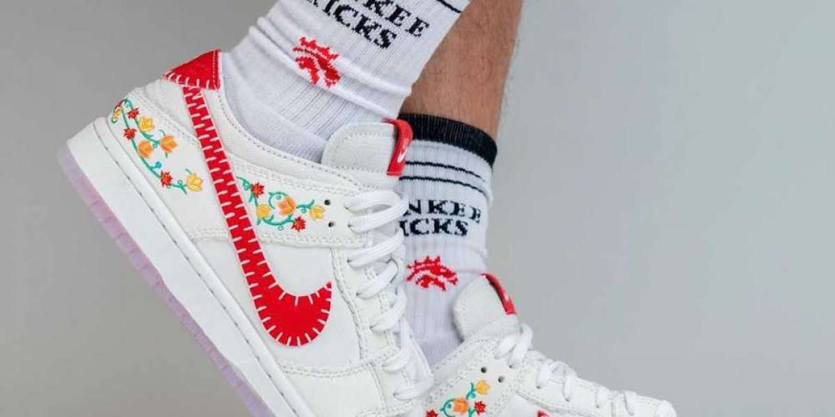 2023 New Nike SB Dunk Low Decon “N7” FD6951-700 The floral shape is super cute!