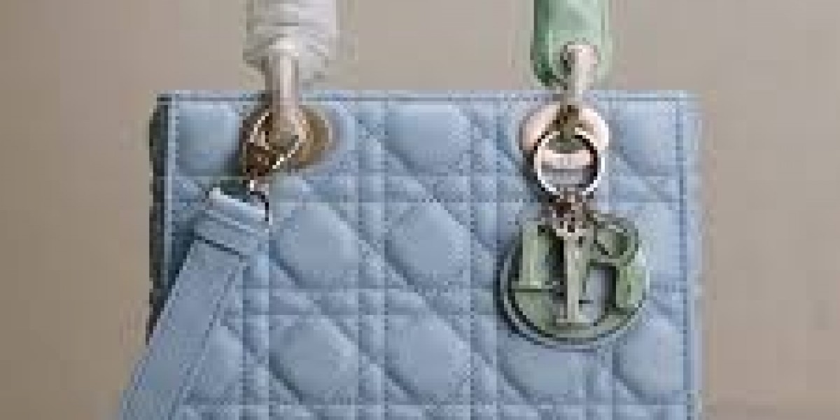 Replica Lady Dior Micro Bag Metallic Calfskin and Satin: A Blend of Glamour and Affordability