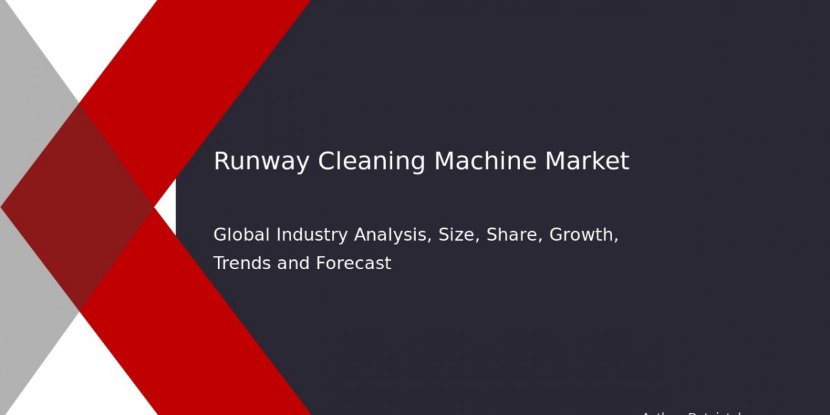Runway Cleaning Machine Market Growth Factors and Trends 2032 | 5.7% CAGR Impact
