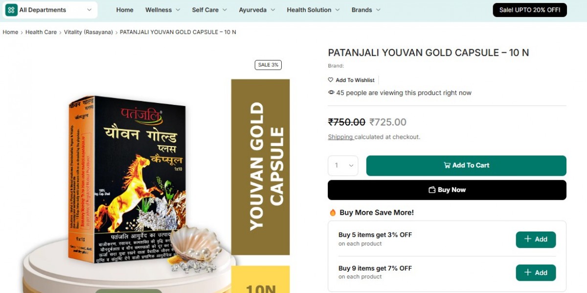 Patanjali Youvan Gold Capsule vs. Traditional Energy Supplements: A Comparative Analysis