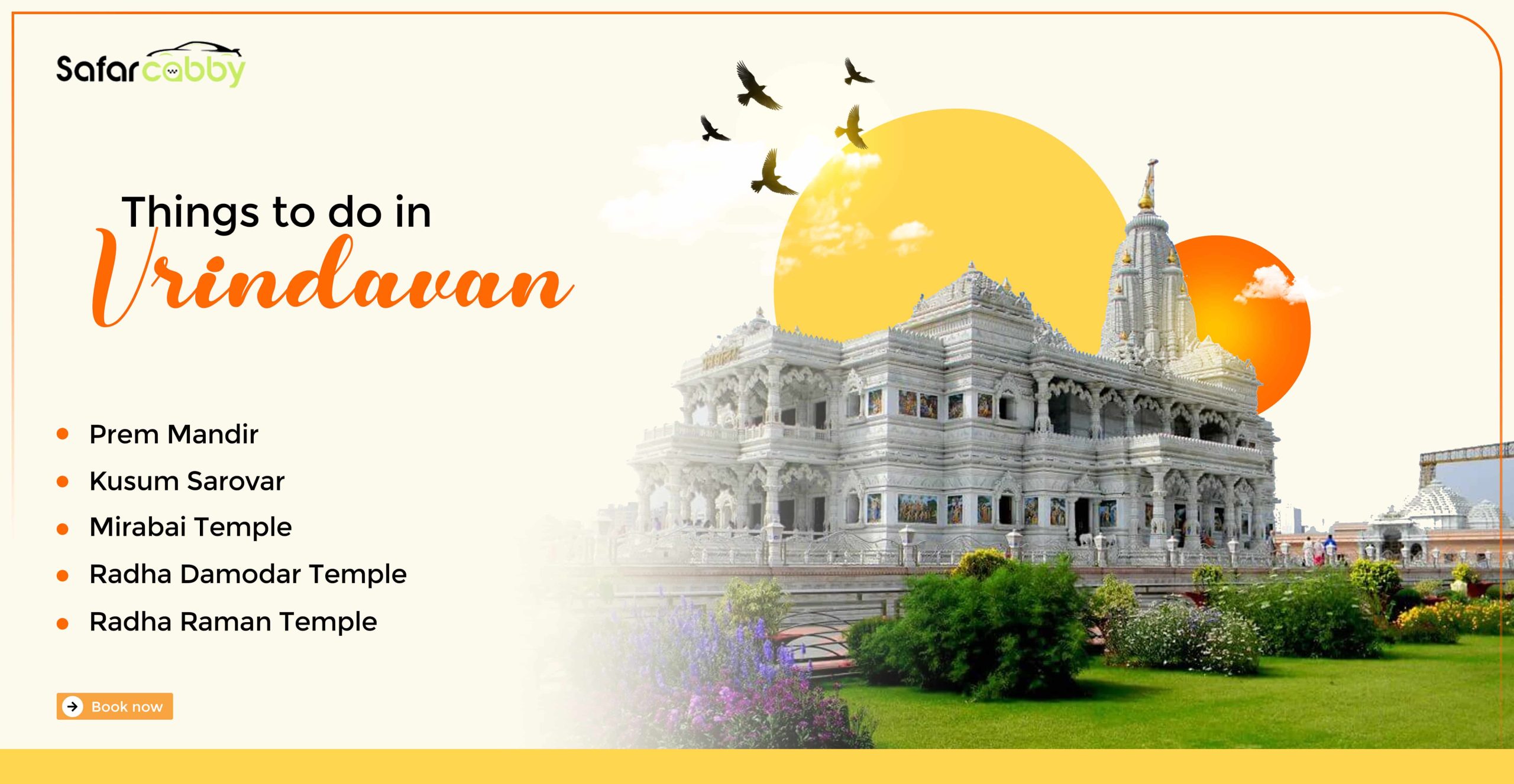 Things to Do in Vrindavan: A Divine Experience Awaits You - SafarCabby - Simplifying Your Search for Car Rentals and Taxis