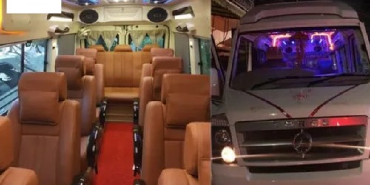 Book 9 Seater Tempo Traveller on Rent in Delhi with Online Tempo Traveller