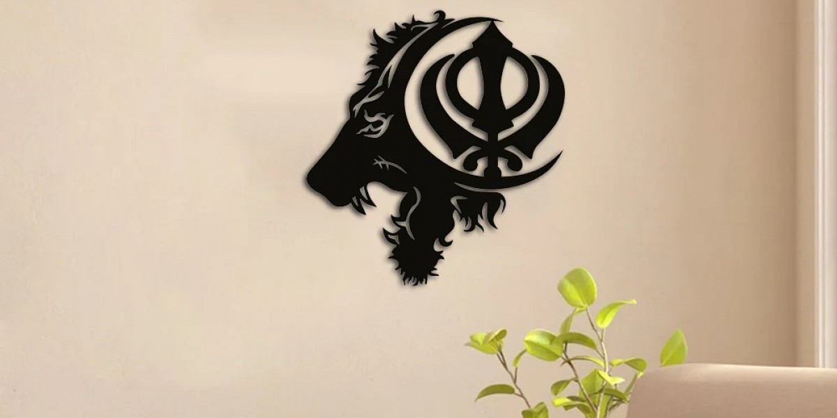Roar of Faith: Powerful Lion Khalsa Wall Art for Every Sikh Home