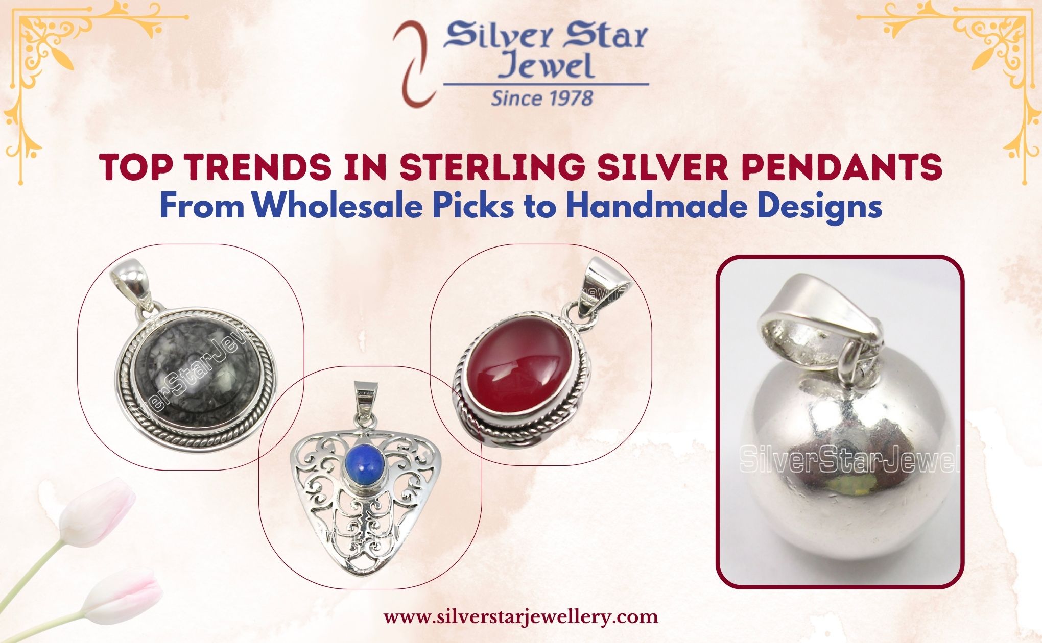 Top Trends in Sterling Silver Pendants: From Wholesale Picks to Handmade Designs