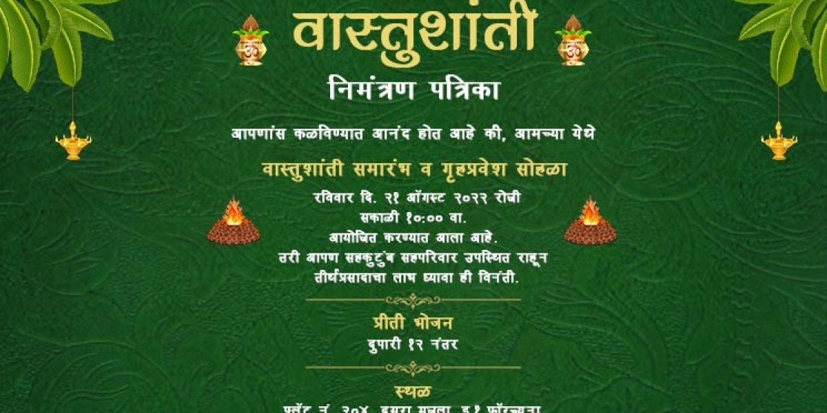 Free Online Vastu Shanti Patrika & Invitation Maker