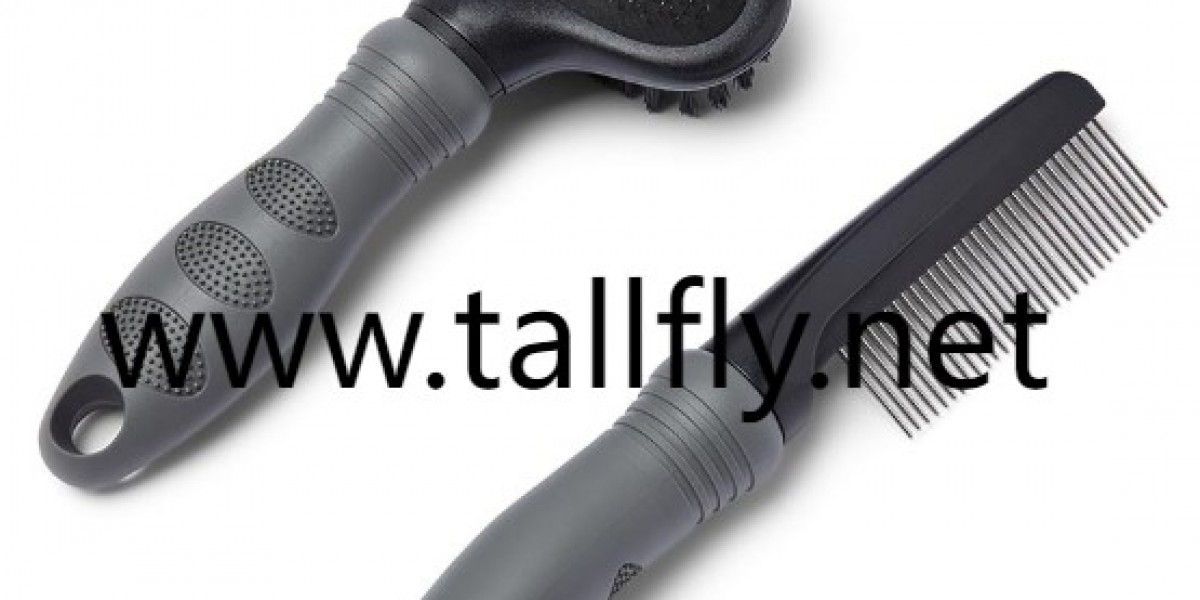 Stress-Free Fur Care: Anti-Tangle Wide-Tooth Pet Grooming Comb