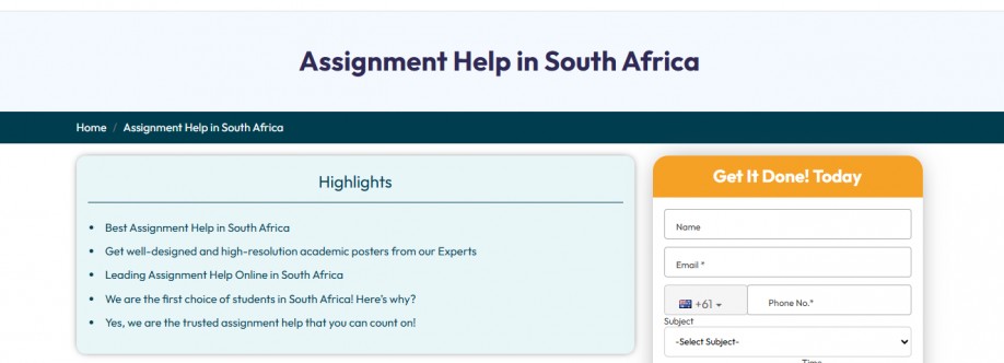 My Assignment Mentor SA Cover Image