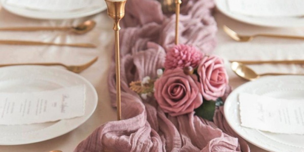 Add Rustic Elegance to Your Table with Cheese Cloth Table Runners