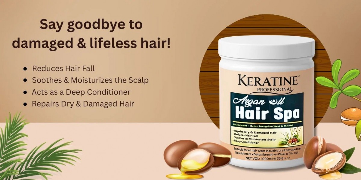 Get Soft, Shiny Hair at Home with Keratine Argan Oil Hair Spa