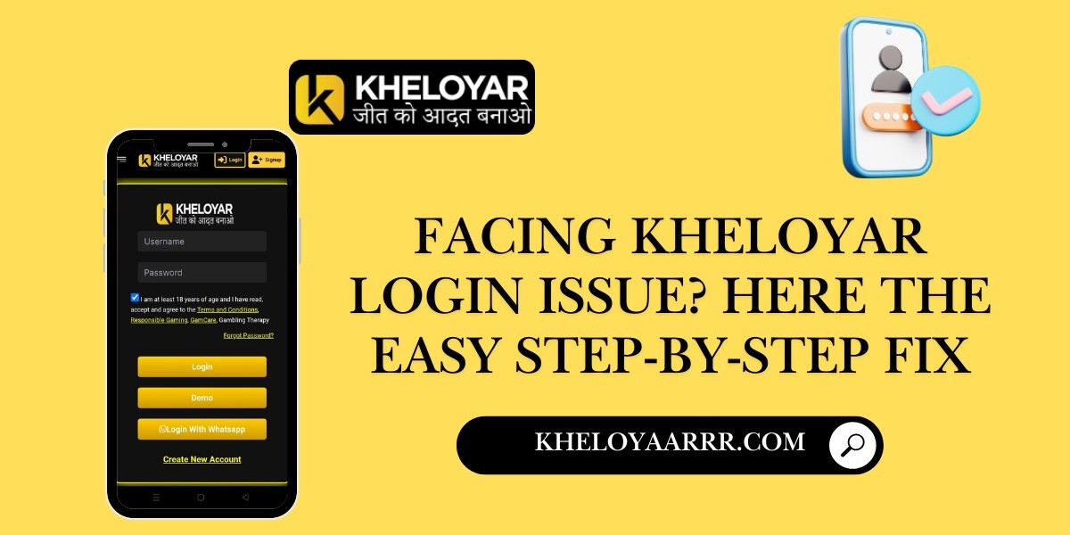 Facing Kheloyar Login Issue? Here the Easy Step-by-Step Fix