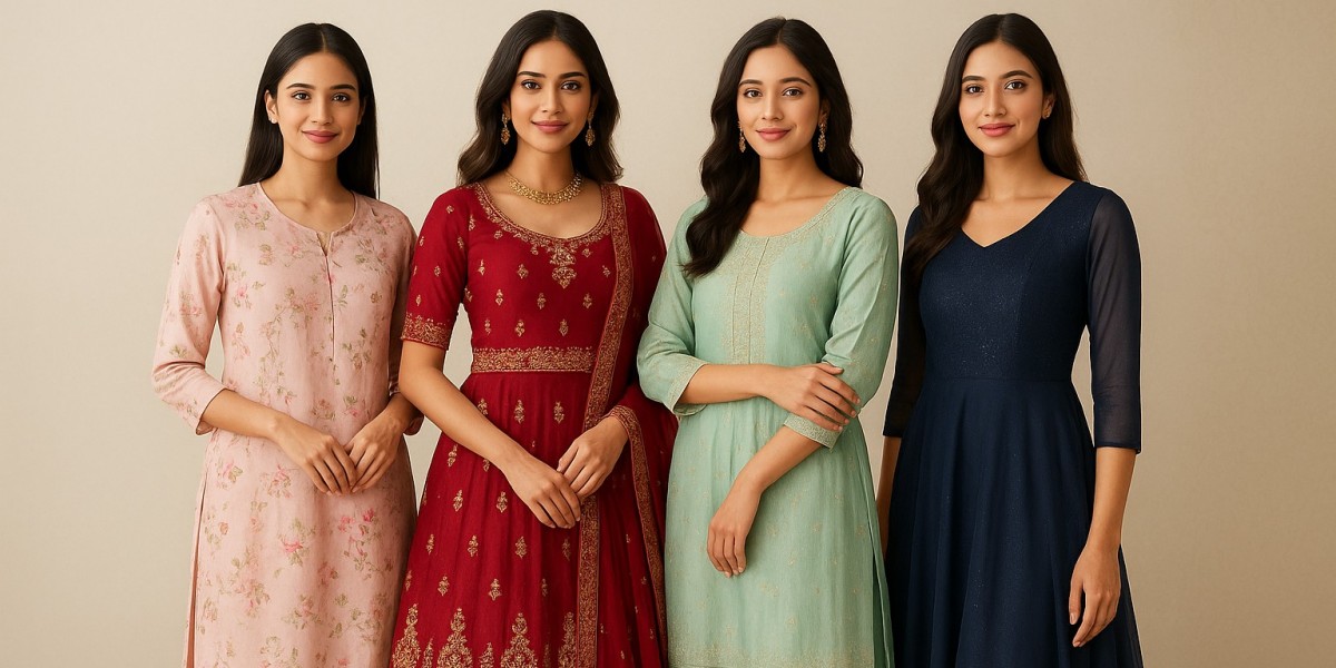 Trendy Women's Clothing Sets: Fashionable Kurti, Lehenga, Sharara, Gown & Co-Ord Sets for Girls and Women