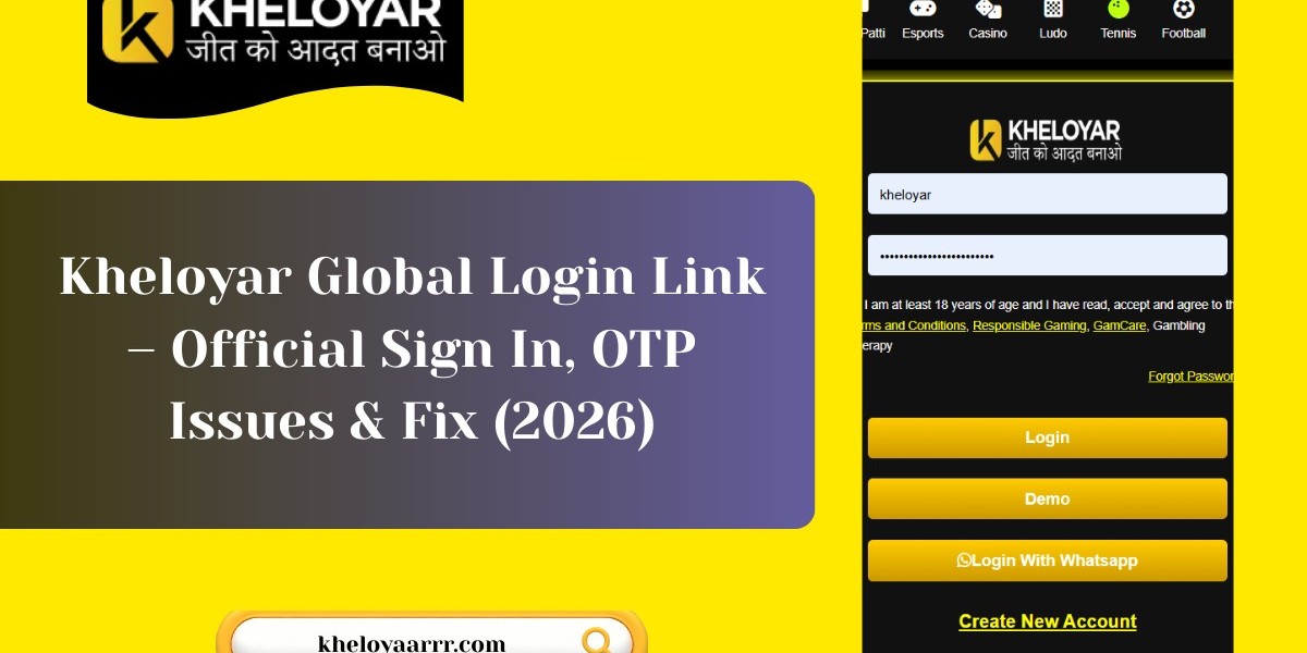 Kheloyar Global Login Link – Official Sign In, OTP Issues & Fix (2026)