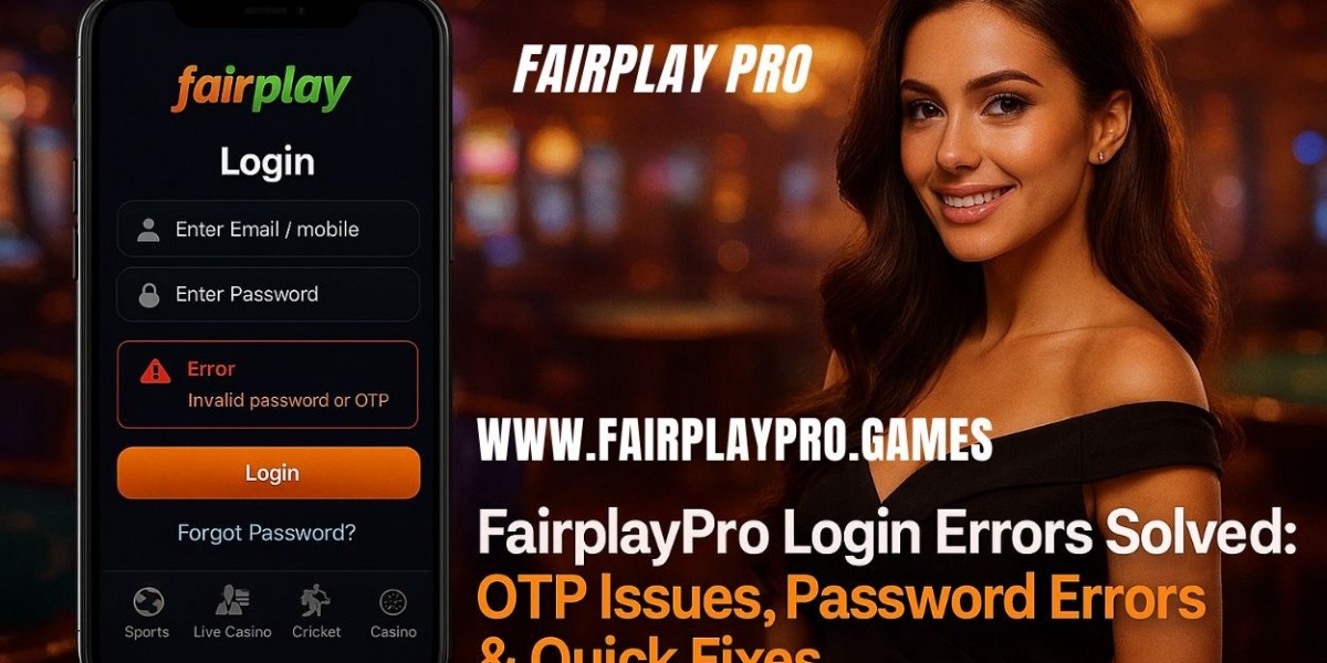 Fairplaypro Login Errors Solved: OTP Issues, Password Errors & Quick Fixes