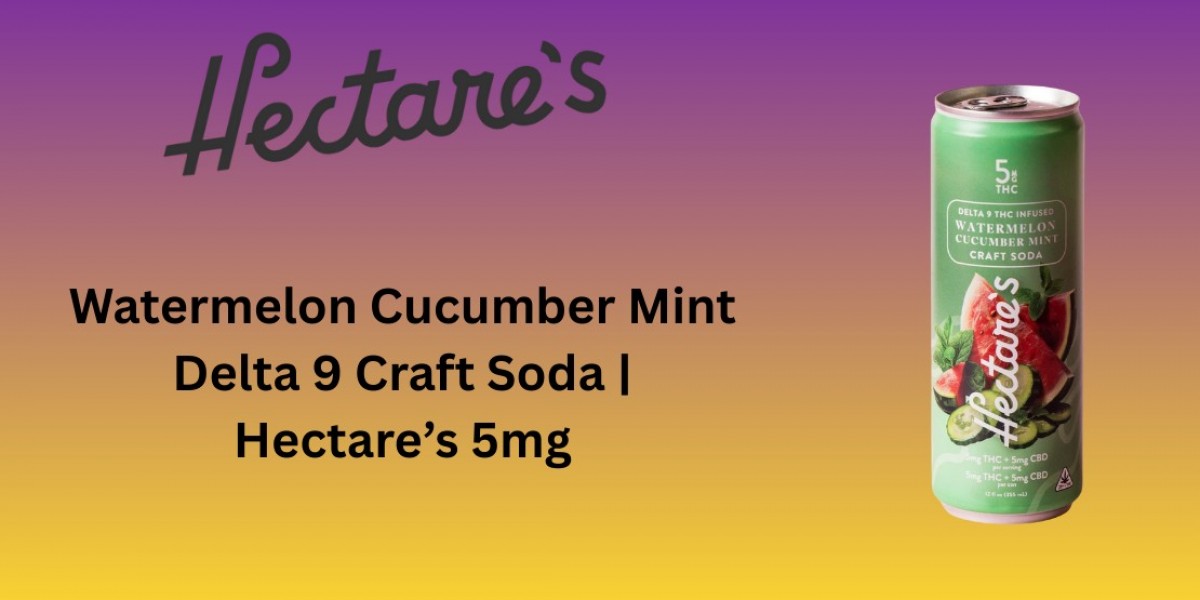 Watermelon Cucumber Mint THC Soda | Zero Sugar & Low Dose | Hectares