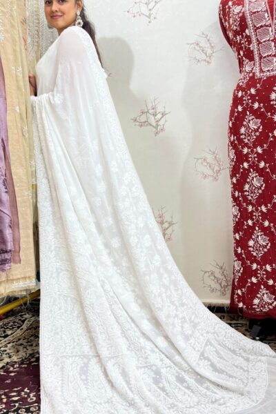 Lucknow Chikan Anarkali Suits & Chikankari Anarkali Sets | Velvyana
