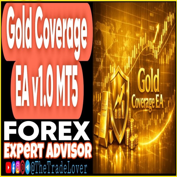 Gold Coverage EA v1.0 MT5 (Works on Build 5660) | Forex Robot | MT5 Expert Advisor - The Trade Lovers