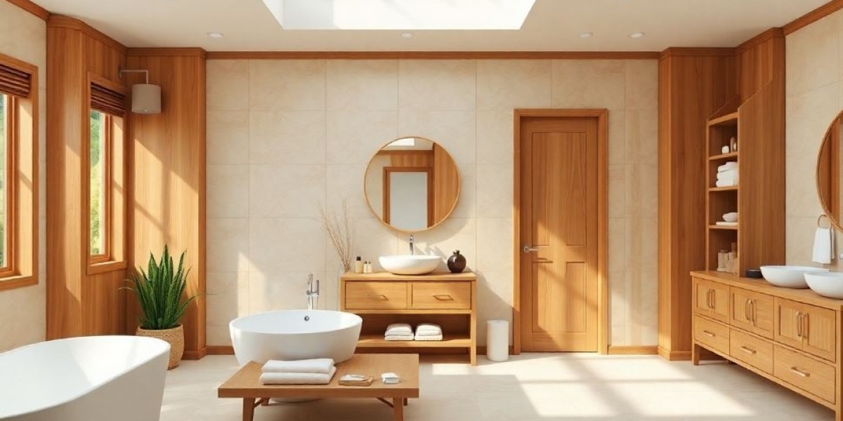 Природный уют в ванной комнате: эксклюзивная мебель из дерева от Столярного дома Sobi