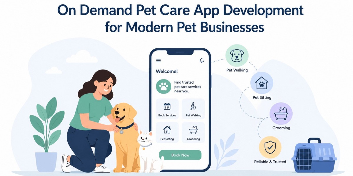On Demand Pet Care App Development for Modern Pet Businesses