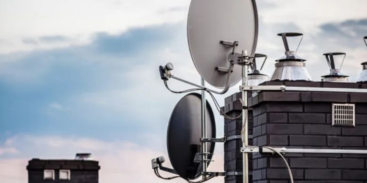 Satellite technicians in the Al Qusour