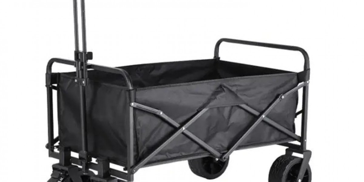 Folding Camping Wagons Save Carrying Effort