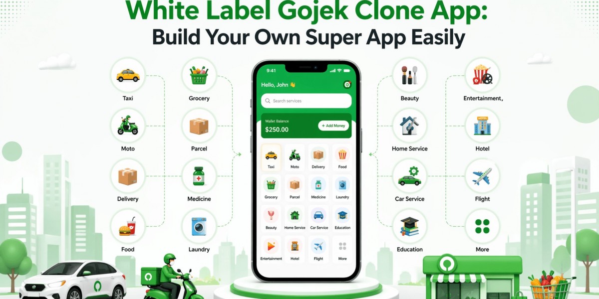 White Label Gojek Clone App: Build Your Own Super App Easily