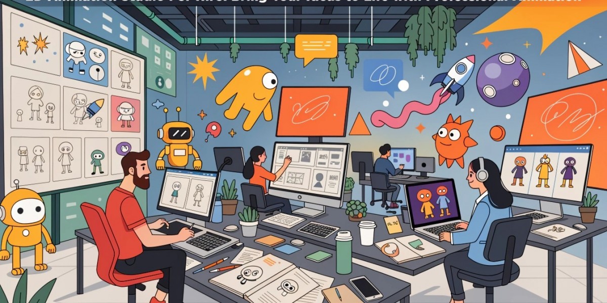 2D Animation Studio for Hire: Bring Your Ideas to Life with Professional Animation