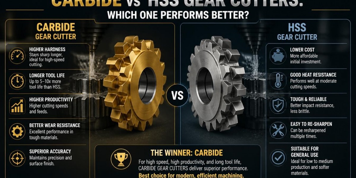 Carbide vs HSS Gear Cutters: Which One Performs Better?