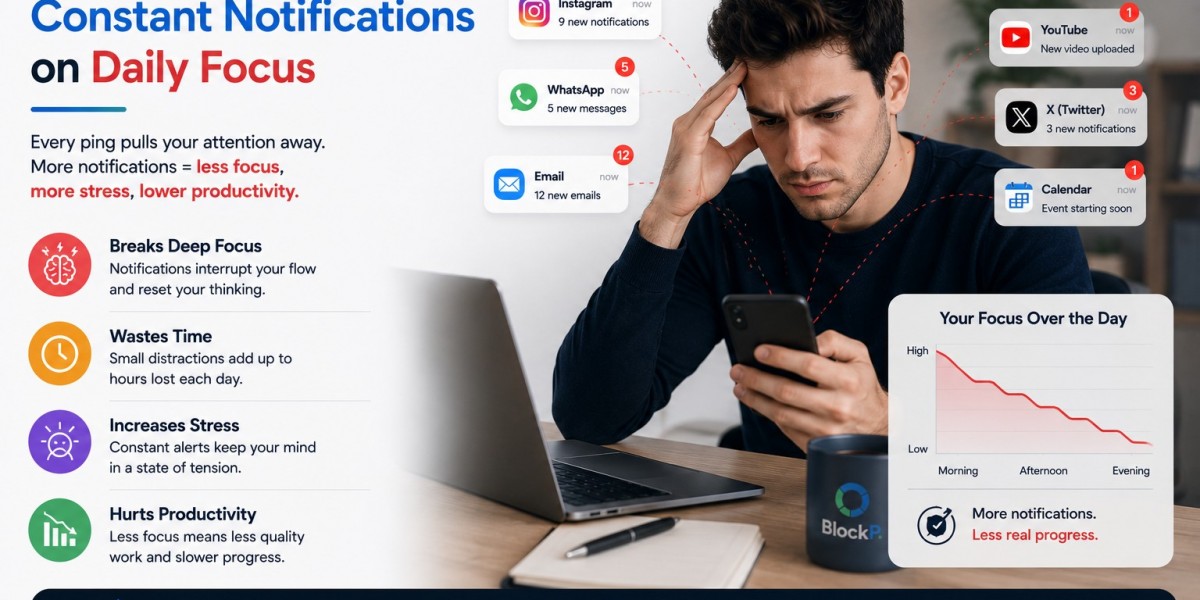 The Hidden Impact of Constant Notifications on Daily Focus