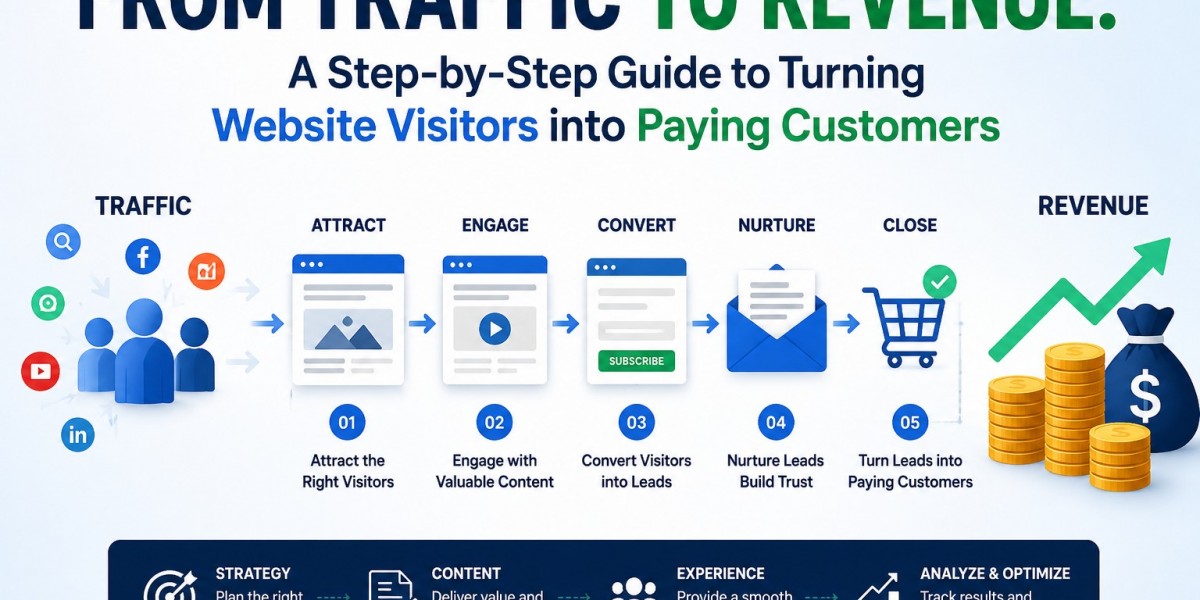 From Traffic to Revenue: A Step-by-Step Guide to Turning Website Visitors into Paying Customers