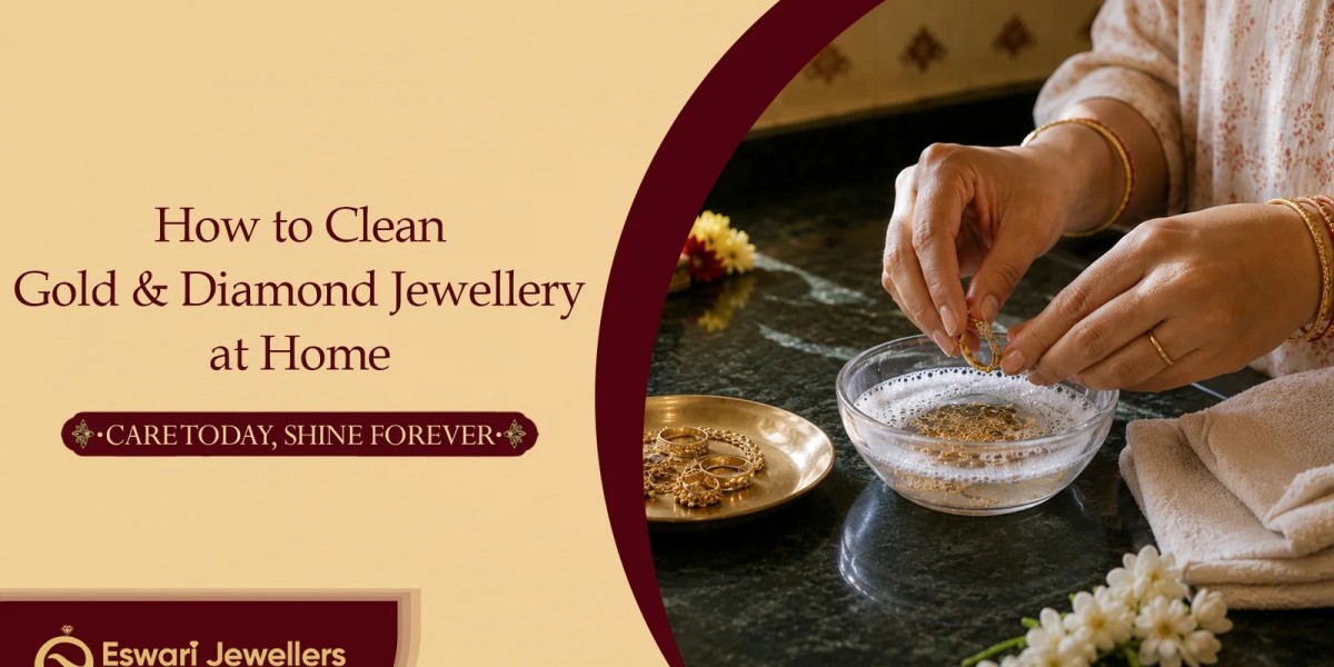 How to Clean Gold & Diamond Jewellery at Home?